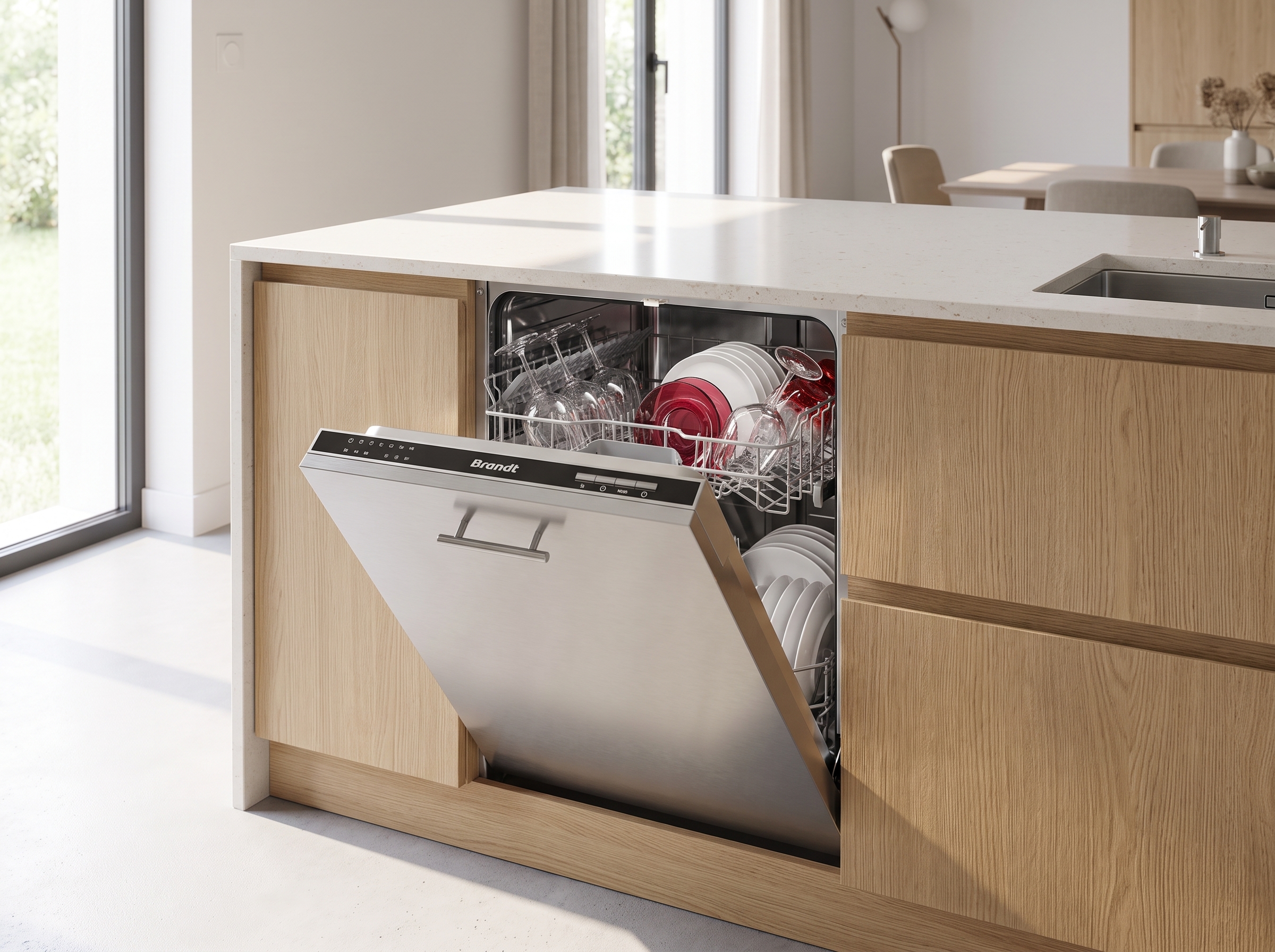Dishwasher Built-in Automatic Brandt