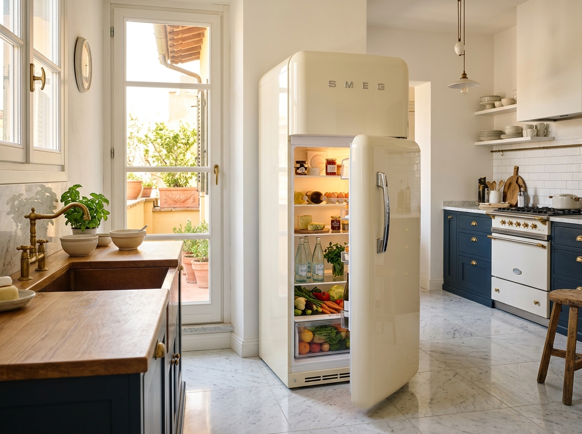 Kulkas Ikonik Smeg 50s Retro FAB Series