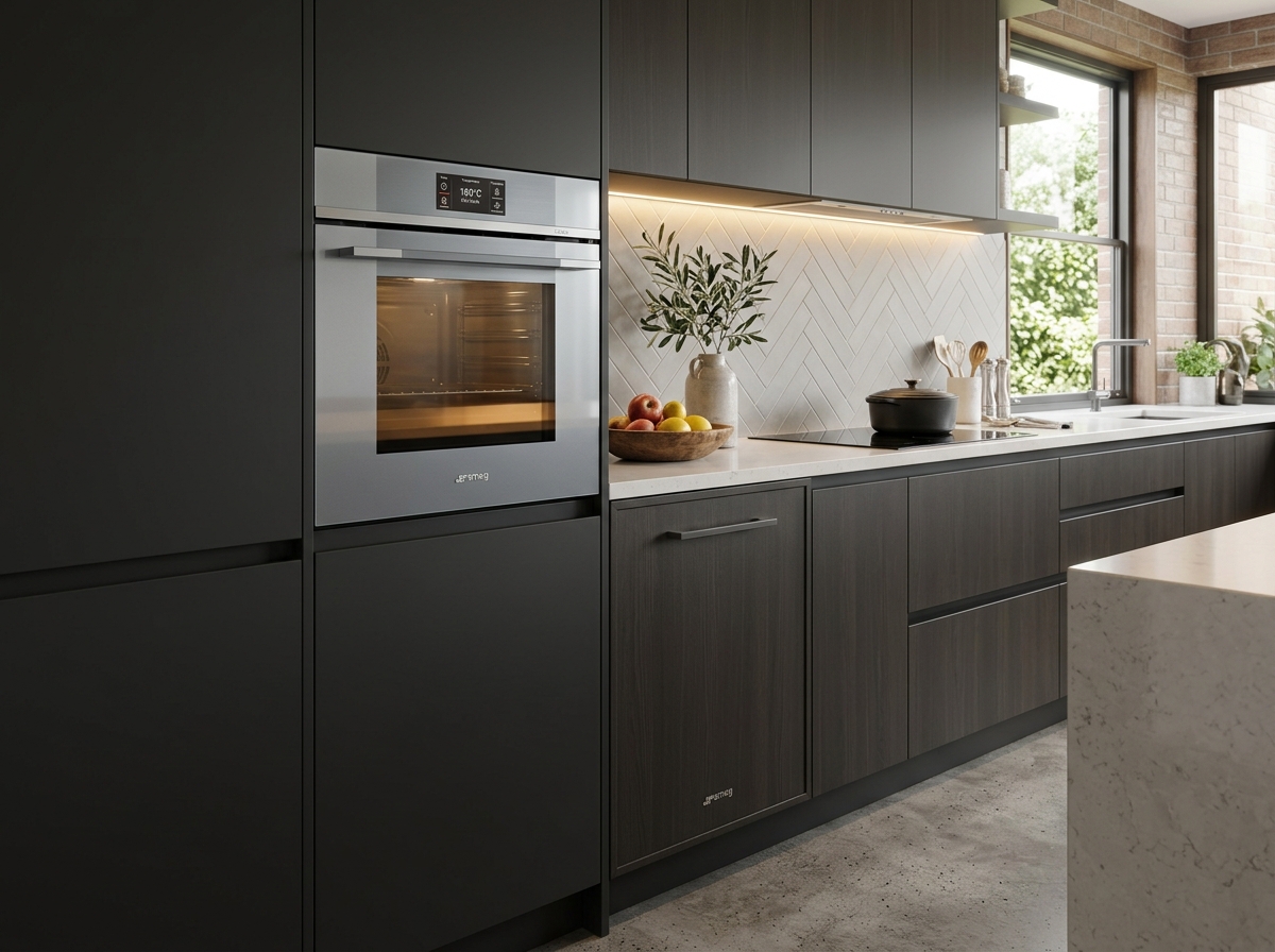 Built-in Linea Oven & Dishwasher Smeg
