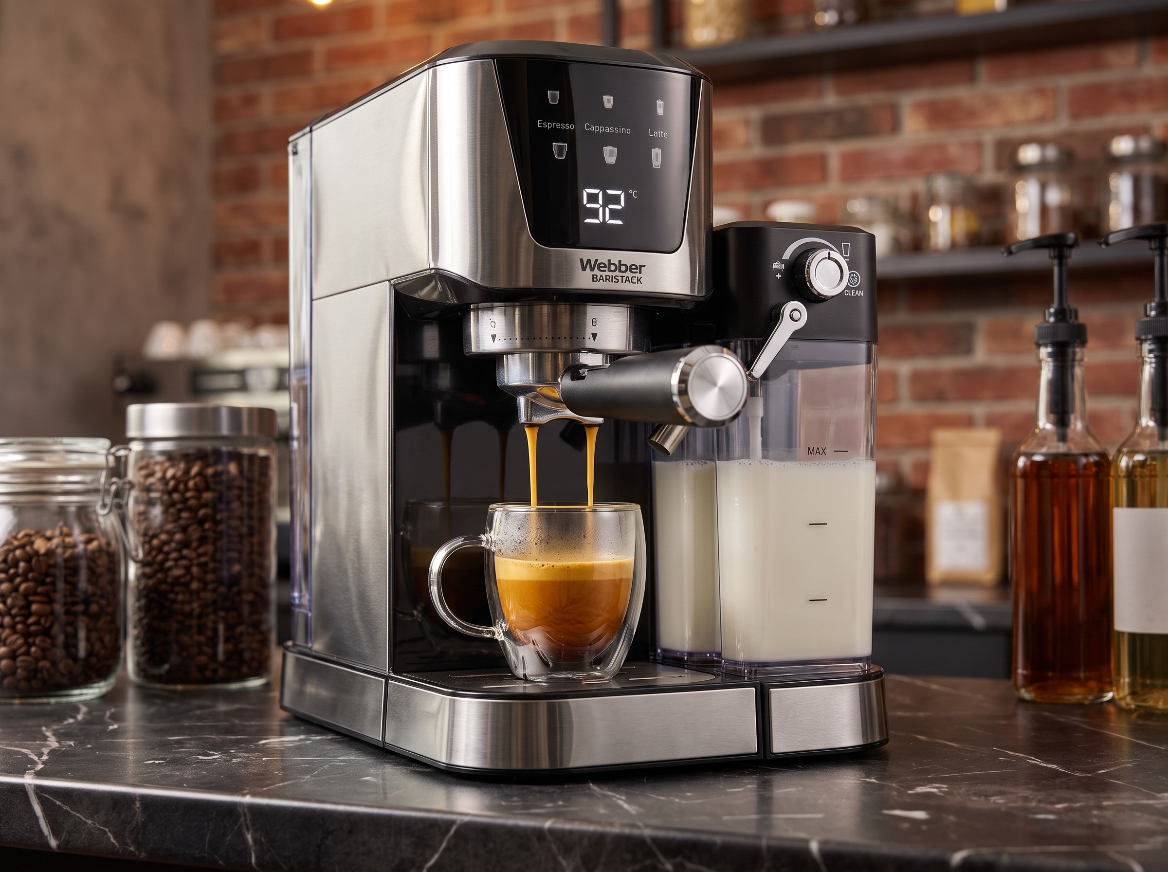 Mesin Kopi Espresso & Barista Otomatis Webber